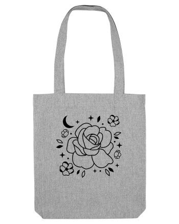 Celestial Flower bw Heather Grey