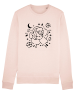 Celestial Flower bw Bluză mânecă lungă Unisex Rise