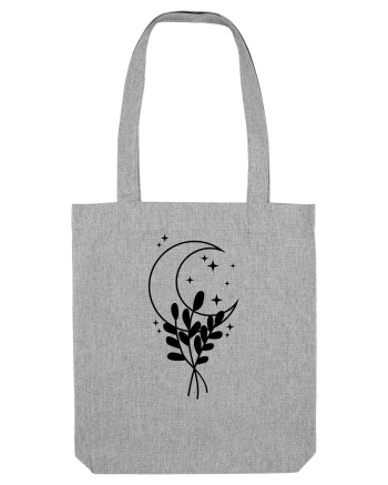 Moon Flower black Heather Grey