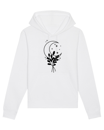 Moon Flower black White