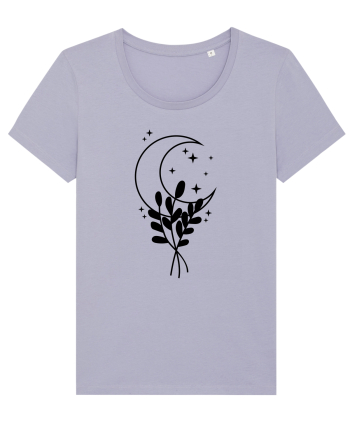 Moon Flower black Lavender