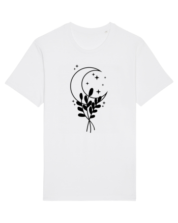 Moon Flower black White