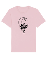 Moon Flower black Tricou mânecă scurtă Unisex Rocker