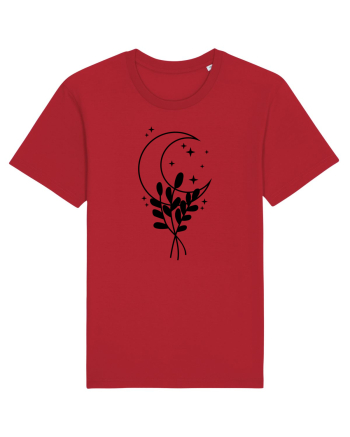 Moon Flower black Red