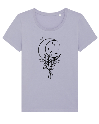 Moon Flower bw Lavender