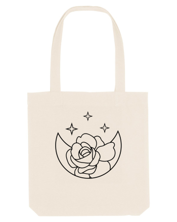 Moon Flower and Stars Natural