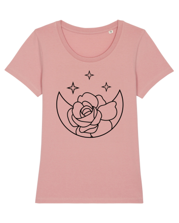 Moon Flower and Stars Canyon Pink