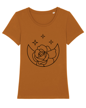 Moon Flower and Stars Roasted Orange
