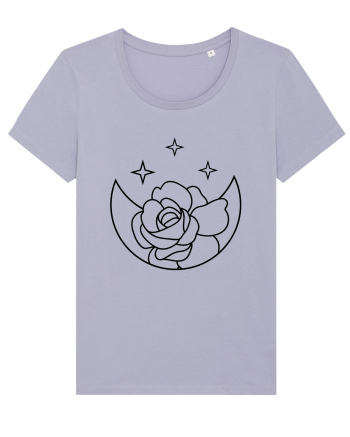 Moon Flower and Stars Lavender