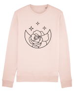Moon Flower and Stars Bluză mânecă lungă Unisex Rise