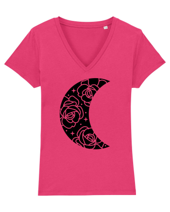 Moon Flowers black Raspberry