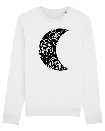 Moon Flowers black White