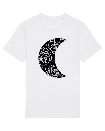 Moon Flowers black White