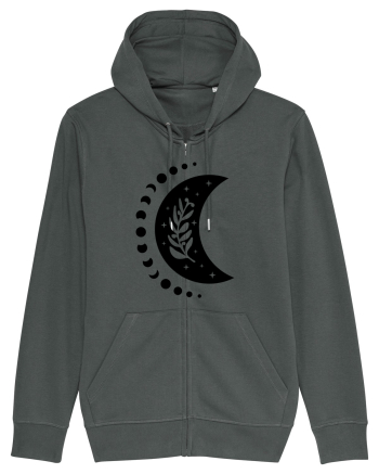 Fazele Lunii Moon Phases black Anthracite