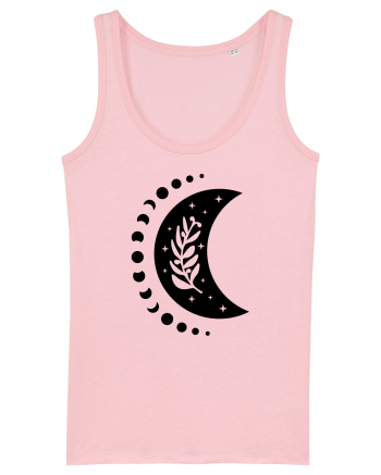 Fazele Lunii Moon Phases black Cotton Pink