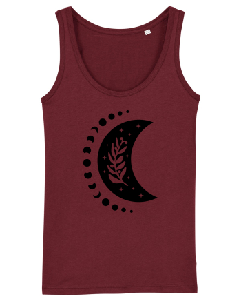 Fazele Lunii Moon Phases black Burgundy