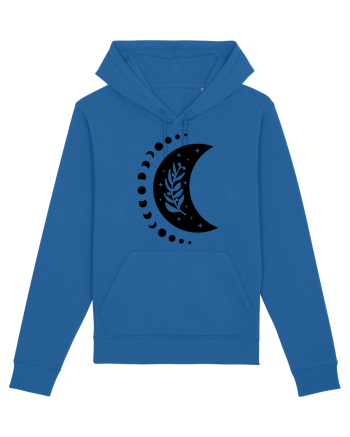 Fazele Lunii Moon Phases black Royal Blue