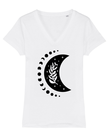 Fazele Lunii Moon Phases black White
