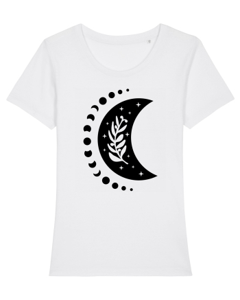 Fazele Lunii Moon Phases black White