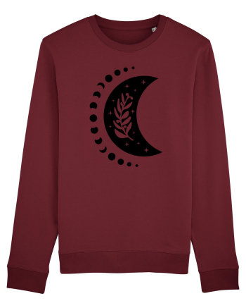 Fazele Lunii Moon Phases black Burgundy