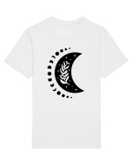Fazele Lunii Moon Phases black Tricou mânecă scurtă Unisex Rocker