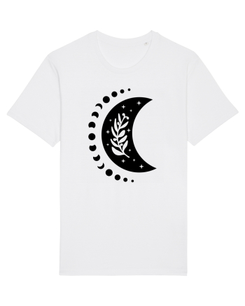 Fazele Lunii Moon Phases black White