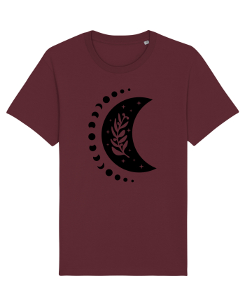 Fazele Lunii Moon Phases black Burgundy
