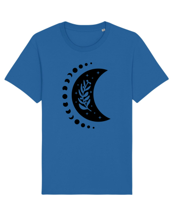 Fazele Lunii Moon Phases black Royal Blue