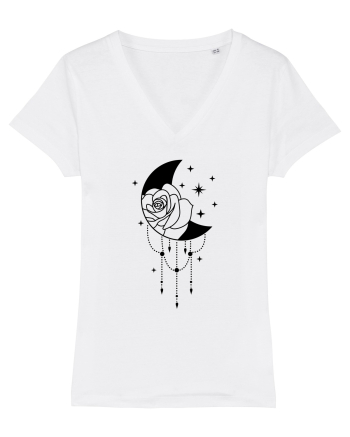 Celestial Moon bw White