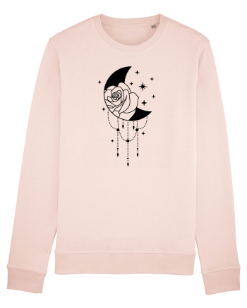 Celestial Moon bw Candy Pink