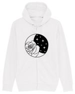 Celestial Flower Moon Hanorac cu fermoar Unisex Connector