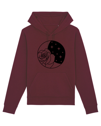 Celestial Flower Moon Burgundy