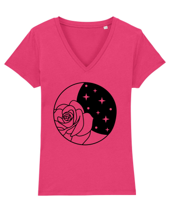 Celestial Flower Moon Raspberry