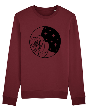 Celestial Flower Moon Burgundy