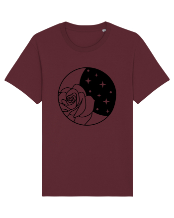 Celestial Flower Moon Burgundy