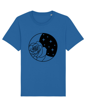 Celestial Flower Moon Royal Blue