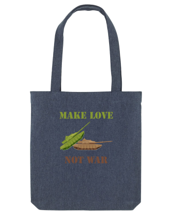 Make Love Not War Midnight Blue