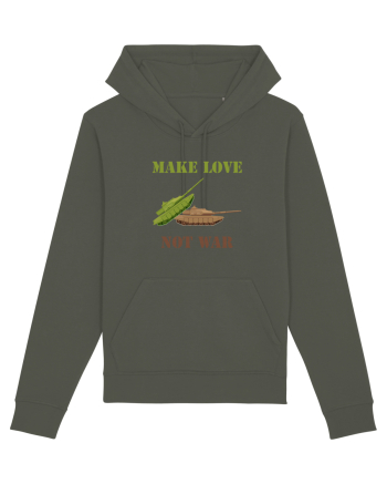 Make Love Not War Khaki