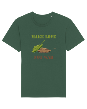 Make Love Not War Bottle Green