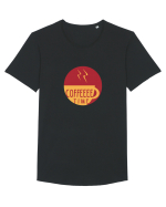 COFFEE TIME Tricou mânecă scurtă guler larg Bărbat Skater
