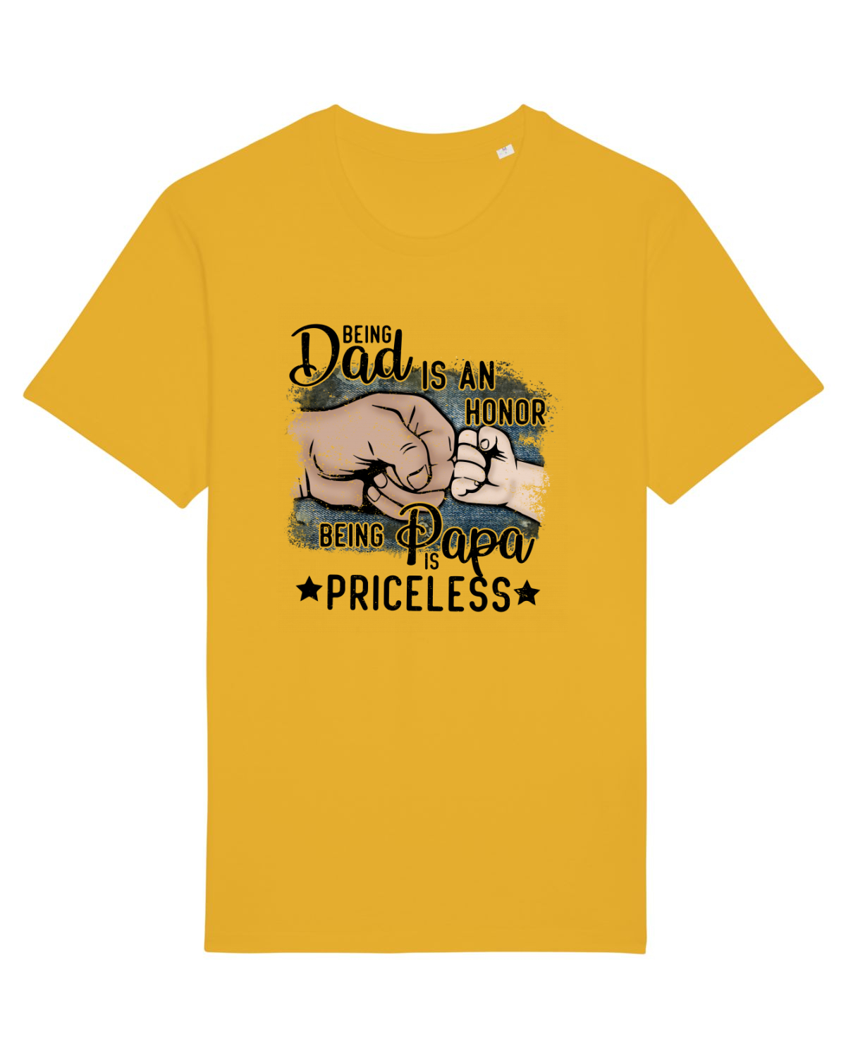 Tricou mânecă scurtă Unisex Rocker Spectra Yellow