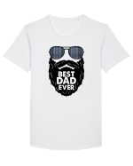 Best Dad Ever Tricou mânecă scurtă guler larg Bărbat Skater