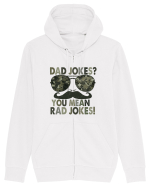 Dad Jokes? You Mean Rad Jokes! Hanorac cu fermoar Unisex Connector