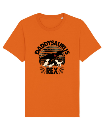 Daddysaurus Rex Bright Orange