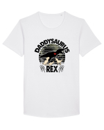 Daddysaurus Rex Tricou mânecă scurtă guler larg Bărbat Skater