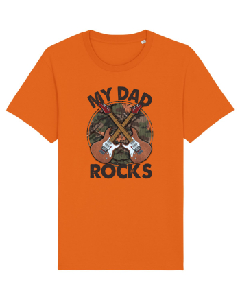 My Dad Rocks Bright Orange