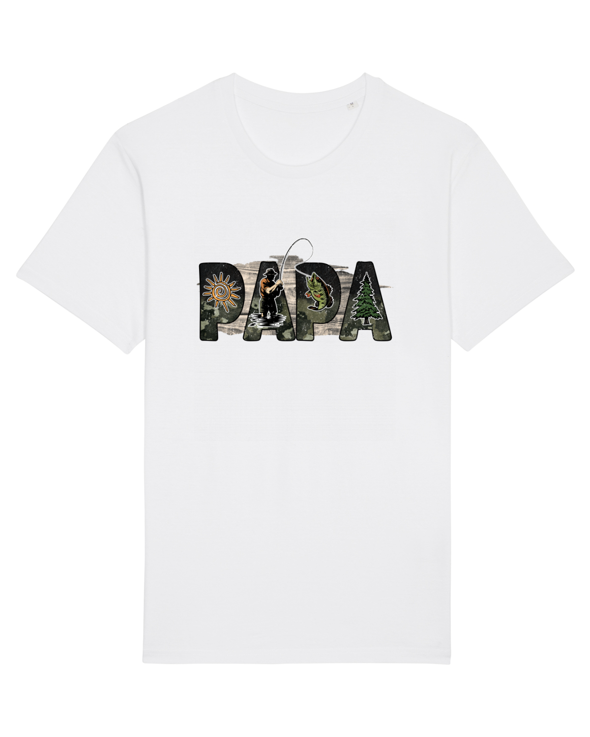 Tricou mânecă scurtă Unisex Rocker White