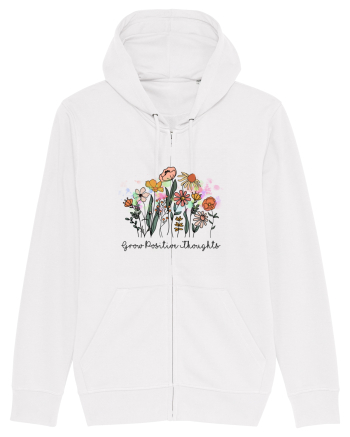 Grow Positive Thoughts White