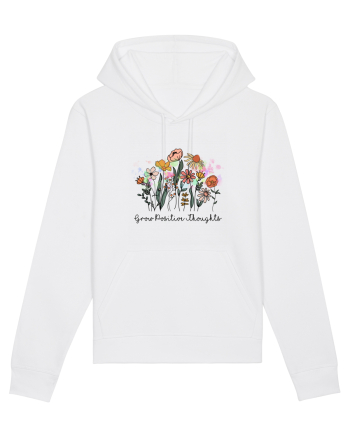 Grow Positive Thoughts White
