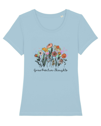 Grow Positive Thoughts Sky Blue